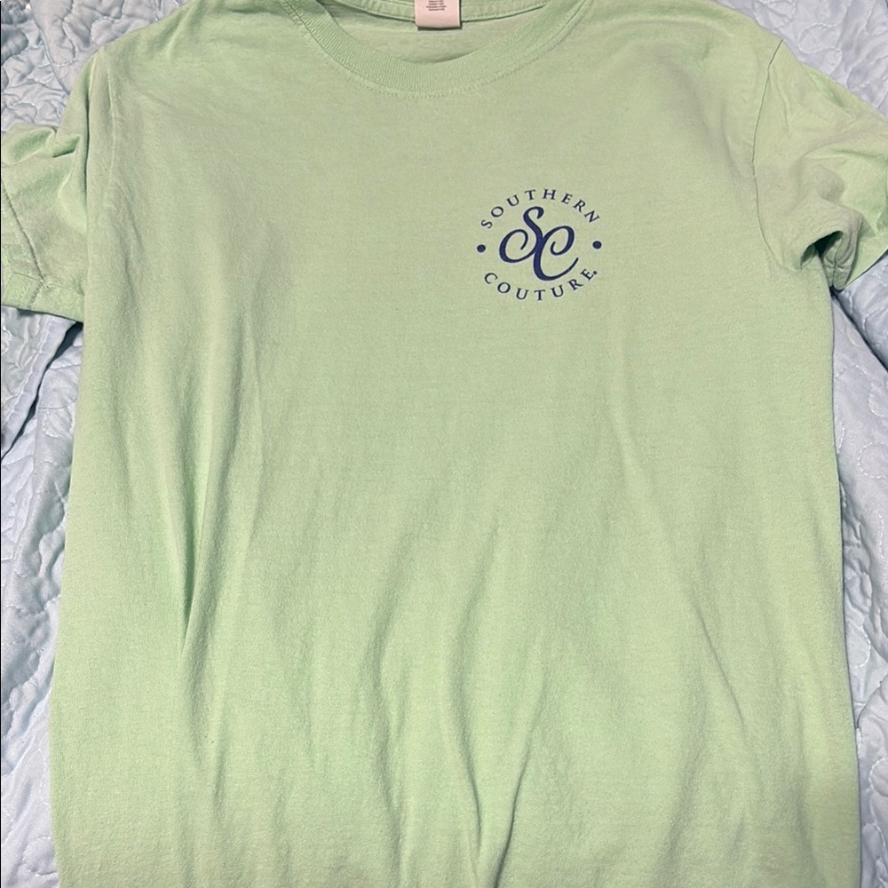 Gildan Green Short Sleeve Crew Neck Tee